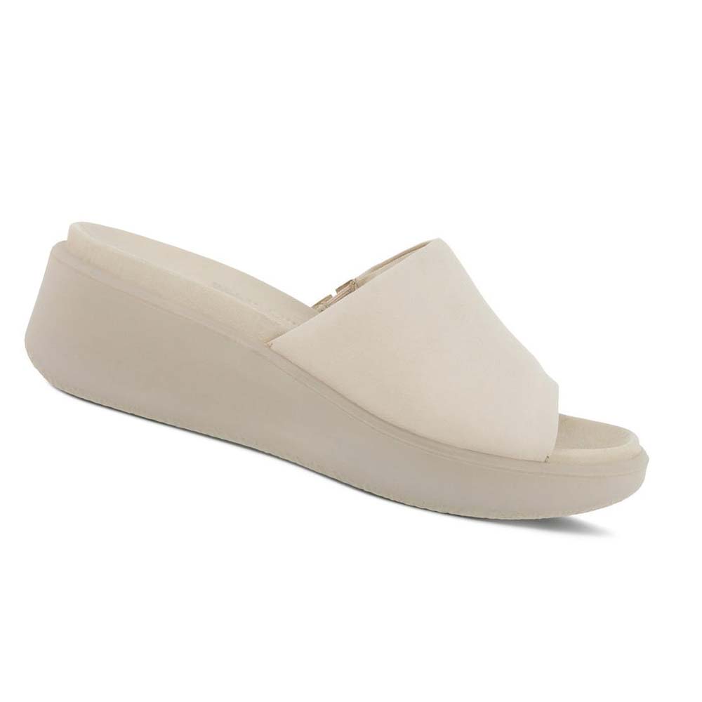 Ecco Flowt Lx Wedge Sandaler Dame Hvite | NO 183SGL